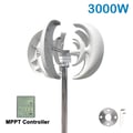 Miniatyrbillede 2 af 2: Vindmøllegenerator, Lavt støjniveau, Off-grid systemkompatibel,12V med MPPT