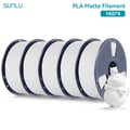 Miniatyrbillede 2 af 2: 3D-printer filament, PLA-material, lav krympning,Hvid