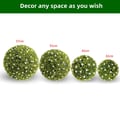 Miniatyrbild 2 av 2: Dekorativ bolltopiary, hängande design, underhållsfri,52cm, Vit