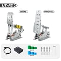 Miniatyrbillede 2 af 2: Sim Racing Pedaler, Hydraulisk Lastcelle, Højpræcisionssensorer,UT-P2