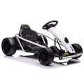 Miniatyrbild 2 av 2: Elektrisk Go Kart, 8 MPH Hastighet, Dubbla Motorer, VIT
