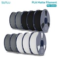 Miniatyrbillede 2 af 2: 3D-printer filament, miljøvenlig PLA, 10 kg forsyning,Bland farver 2