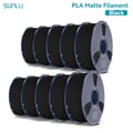 Miniatyrbillede 2 af 2: 3D-printer filament, miljøvenlig PLA, 10 kg forsyning,Sort