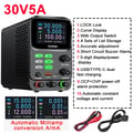 Miniatyrbillede 2 af 2: Justerbar Strømforsyning, Dobbelt Kurvefunktion, 5-Cifret Display,220V EU STIK-a, 30V 5A