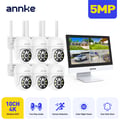 Miniatyrbillede 2 af 2: Sikkerhedskamera, 4MP opløsning, forbedret nattevision,6PCS 51CP 5MP PTZ