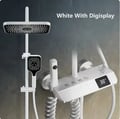 Miniatyrbild 2 av 2: Duschblandarsats, digital display, vattenkraftsteknik, Vit med digital display