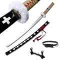 Pikkukuva 2 / 2: Katana, Bambulevy, Cosplay Turvallinen Suunnittelu,Trafalgar Law Punainen