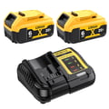Miniatyrbillede 2 af 2: Batteriudskiftning, 6000mAh kapacitet, kompatibel med elværktøj,2X6000mahXLader