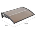 Miniatyrbillede 2 af 2: Markiser, Polycarbonatkonstruktion, UV-beskyttelse,60-100 CM