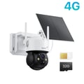 Pikkukuva 2 / 2: Ulkona käytettävä akkukamera, 4MP resoluutio, 360° panorointi ja kallistus, 4G x SIM-kortti x 32GB