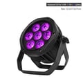 Miniatyrbild 2 av 2: LED Par-lampa, DMX-kontroll, vattentålig design, EU-kontakt, vattentät 7x18W