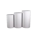Miniatyrbild 1 av 2: Järncylinder, vit färg, olika storlekar, robust material, vit stor 3st