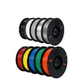 Miniatyrbillede 1 af 2: 3D-printer filament, PLA og PETG materiale, boblefri kvalitet,10kg PETG MIX