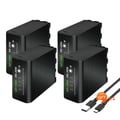 Pikkukuva 1 / 2: Akku, 10800mAh kapasiteetti, USB-ladattava,4Pcs