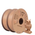 Miniatyrbillede 1 af 2: 3D-printer filament, miljøvenlig, høj kompatibilitet,PLA TRÆ