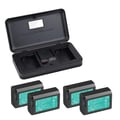 Miniatyrbild 1 av 2: Sony NP-FW50 batteri, LED dubbelladdare, USB-fodral, 4 batterier 1 laddare
