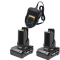 Pikkukuva 1 / 2: Vaihtobattery, 12V Litiumioni, 3000mAh kapasiteetti,2 set