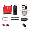 Miniatyrbillede 1 af 5: Diesel Luftvarmer, 5KW Effekt, 12V Kompatibel,Opgrader LCD Silencer