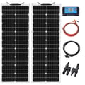 Miniatyrbillede 1 af 2: Solpanel, Bærbar, Høj Effektivitet,12V 100W Solarkit