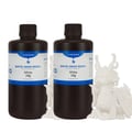 Miniatyrbillede 1 af 2: 3D-printingharpiks, vandvaskefunktion, høj kvalitet prints,2KG Hvid