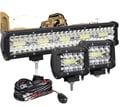 Miniatyrbillede 1 af 2: LED Lysbar, Kombineret Stråle, Vandtæt Design,15in 300W Ledning