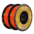 Miniatyrbillede 1 af 2: 3D Print Filament, PETG Material, Fast Form,2 Rulle Orange