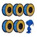 Miniatyrbillede 1 af 2: 3D Print Filament, PLA Material, 1,75 mm Diameter,5 KG PLA Blå