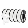 Miniatyrbillede 1 af 2: PLA 3D-printer filament, 1,75 mm diameter, +-0,02 mm tolerance, holdbarhed,PLAMT Hvid