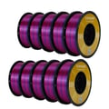 Miniatyrbillede 1 af 2: 3D-printer filament, 1,75 mm diameter, tri-farvet for variation,Rød Grøn Blå