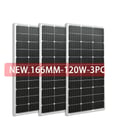 Miniatyrbild 1 av 2: Solpanel, Maximal Effekt 120W, Monokristallint Silikonmaterial, 360W Vit panel
