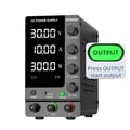 Miniatyrbillede 1 af 2: Justerbar DC-strømforsyning, Variabel Output, Reguleret Bænkstrømforsyning,30V10A SPS-C3010, AC 220V-d