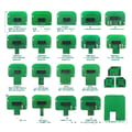 Miniatyrbillede 1 af 5: BDM Programmeringsadaptere, Omfattende sæt af 22 stk, Alsidig kompatibilitet,22 stk BDM-adaptere