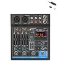 Miniatyrbillede 1 af 5: Mixing Console, 4-kanals konfiguration, Bluetooth 5.0,EU-stik