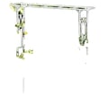 Miniatyrbillede 1 af 5: Havebue, Holdbar Metal Konstruktion, Nem Samling,HVID