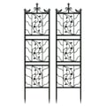 Miniatyrbild 1 av 5: Trellis, Hållbar Metalldesign, Stöder Klättrande Växter,svart