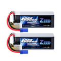 Pikkukuva 1 / 5: Zeee Litium-polymeeriakku, 4000mAh kapasiteetti, 22.2V jännite,2 kpl 6S 4000 EC5