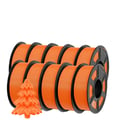 Miniatyrbillede 1 af 2: 3D Filament, Forbedret Styrke, Miljøvenligt Materiale,PLA p 2.0 S-Orange