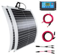 Pikkukuva 1 / 2: Aurinkopaneelisarja, joustava muotoilu, vedenpitävä ominaisuus,200W Set, 18V