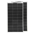Miniatyrbillede 1 af 2: Fleksibel Solpanel, Høj Effektivitet, Bærbart Design,200W Hvid