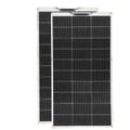 Miniatyrbillede 1 af 2: Solpanel, Fleksibelt Design, Høj Effektivitet,2stk 100w