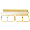 Miniatyrbillede 1 af 5: Bryllupsbue, Metalramme, Nem Opsætning,2m  78.74 tommer, Guld