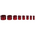 Miniatyrbillede 1 af 5: Diamantboringssæt, 8 Stykker, Tør/Fugtig Skæring,Rød-8PCS Bits, 20 mm-68 mm
