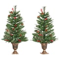 Miniatyrbillede 1 af 5: Kunstig Juletræ, 90 cm Højde, 110 Grene,Grøn, 0.9m