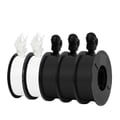 Miniatyrbillede 1 af 2: 3D-printfilament, alsidigt materialmix, holdbar og glansfuld finish,PLA 3BK 2WT