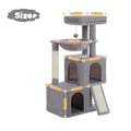 Miniatyrbillede 1 af 2: Kattetårn, rummelige lejligheder, robust konstruktion,AMT0282GY, L