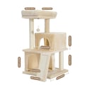 Miniatyrbillede 1 af 2: Kattetårn, Multi-niveau Design, Stærke Kradsetræ,AMT0140BG-LF, M