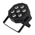 Miniatyrbild 1 av 2: Scenljus, DMX Scenljus, 249-2000 Lumen, 100-240V Spänning,8st 7X12W, EU-plugg
