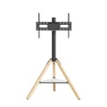 Miniatyrbillede 1 af 5: TV Gulvstand, Højdejusterbar, Kompatibel med 40-75 Tommer Skærme,sort