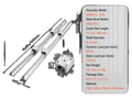 Miniatyrbillede 1 af 2: VEVOR Lineær Guide Skinne Sæt, Høj Belastningskapacitet, Holdbar Aluminium- og Stål Konstruktion,SBR20 800MM