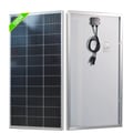 Miniatyrbillede 1 af 2: Solpanel, 100W maksimal effekt, monokrystallinsk silicium, holdbar aluminiumsramme,100w solpanel